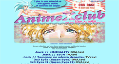 Desktop Screenshot of animeclub.us