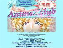 Tablet Screenshot of animeclub.us